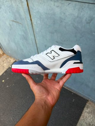 New Balance 550 Bianco Blu Rosso
