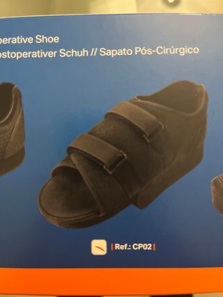 Zapato postquirúrgico Orliman Negro