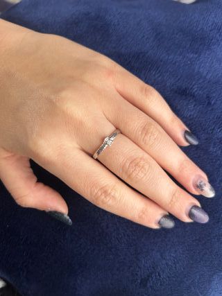 Tous. Anillo Light de Oro Blanco con Diamantes