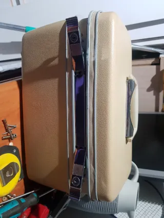 Neceser Sansonite Beige y Gris