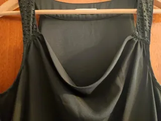 Vestido Fiesta Promod Flecos y Abalorios Talla XL