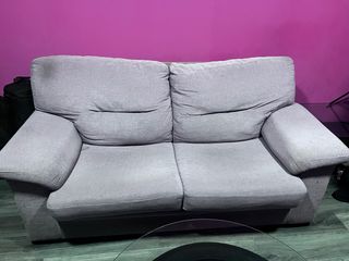 Sofá Cama Gris Tela