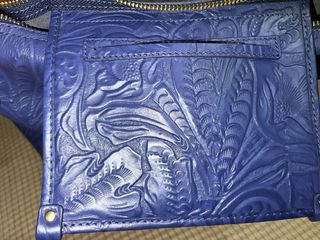 Bolso Bimba y Lola Azul con Detalle Dorado