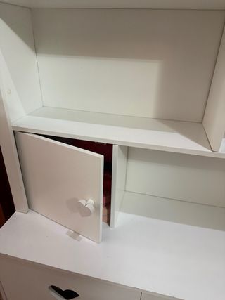 Estantería infantil casita blanca