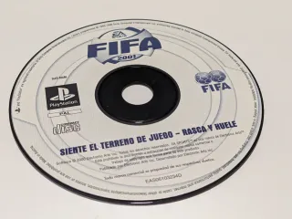 FIFA 2001 PS1 disco y portada