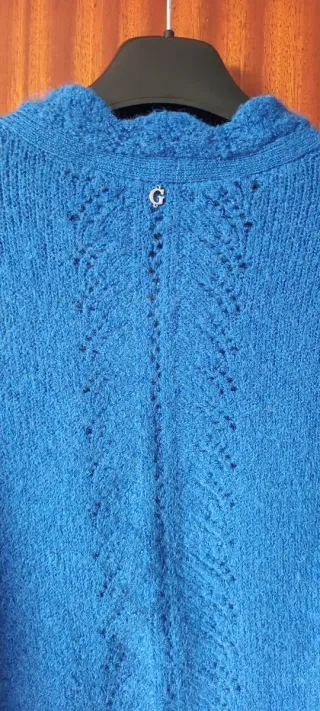 Cárdigan Guess azul de lana