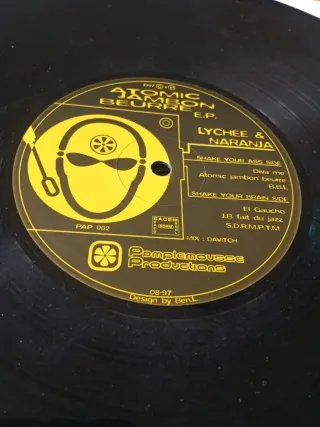 Vinilo Atomic Jambon Beurre E.P. Lychee & Naranja