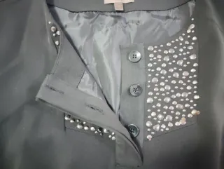 Vestido negro Cortefiel