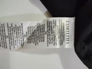 Vestido negro Cortefiel