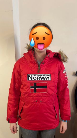 Cazadora Geographical Norway Roja Unisex