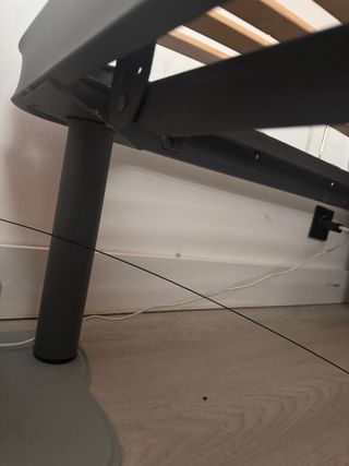 Cama articulada madera y metal