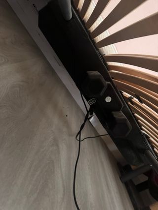 Cama articulada madera y metal