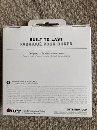 Cable OtterBox Lightning a USB-A 1m Negro