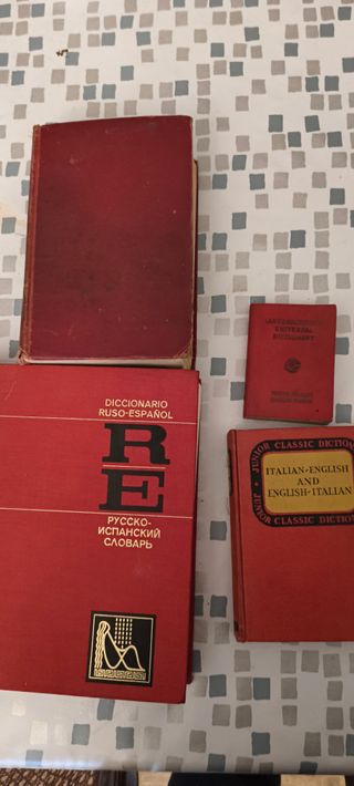 diccionarios varios idiomas antiguos