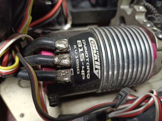 Coche RC gasolina a eléctrico