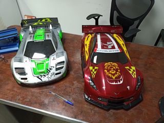 Coche RC gasolina a eléctrico