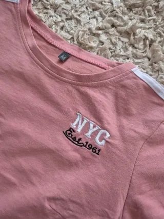 Completo gonna e top rosa