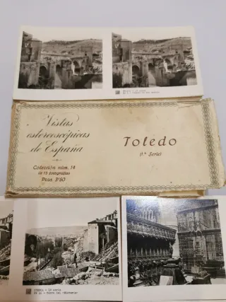 Vistas Estereoscópicas de España Toledo y otras.