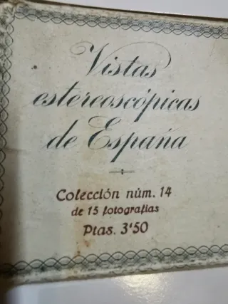 Vistas Estereoscópicas de España Toledo y otras.