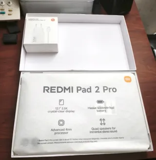 Xiaomi Redmi Pad 2 Pro + Cargador 33W ESTRENAR