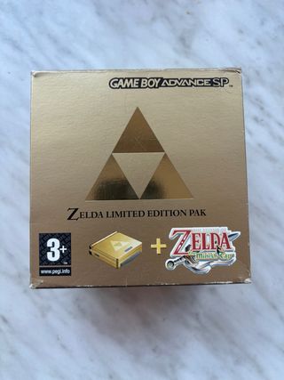 Game Boy Advance SP Zelda Edición Limitada