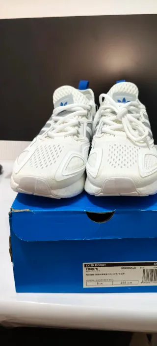 Zapatillas Adidas ZX 2K Boost Blancas/Grises