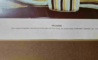 ANTONI PONS I CIRAC LITOGRAFIA "PALLASSOS"