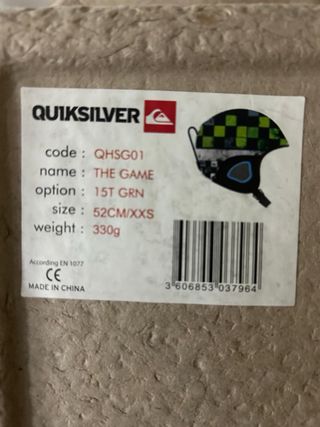 Casco de esquí para niño marca Quiksilver