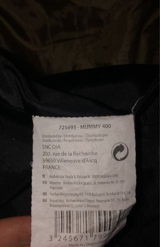 Saco de dormir con diseño de oso