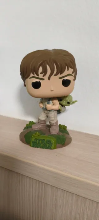 Funko Pop Luke Skywalker con Maestro Yoda