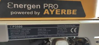 Generador Ayerbe EP3500 Gasolina.