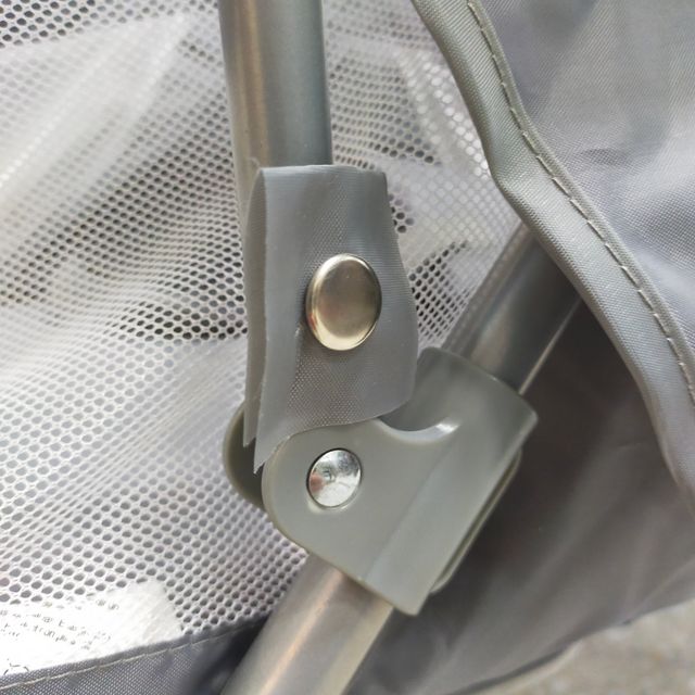 Minicuna de viaje Asalvo Baby plegable gris