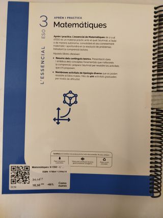 Matemàtiques 3r ESO - L'Essencial - Aprèn i Practica - 978