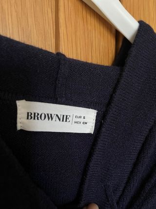 Jersey Brownie Azul Marino y Blanco