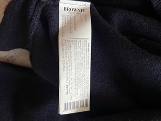 Jersey Brownie Azul Marino y Blanco