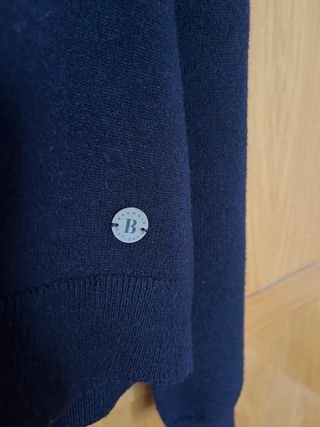 Jersey Brownie Azul Marino y Blanco