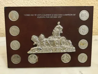 Monedas Real Madrid 10 Copas Europa