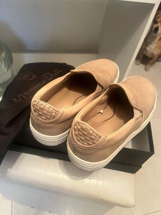 Zapatos Massimo Dutti Mujer Beige