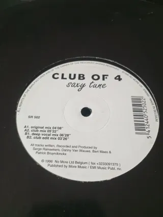 Vinilo Club of 4 - Saxy Tune