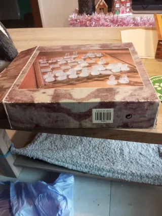 Ajedrez de cristal pequeño