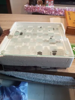 Ajedrez de cristal pequeño