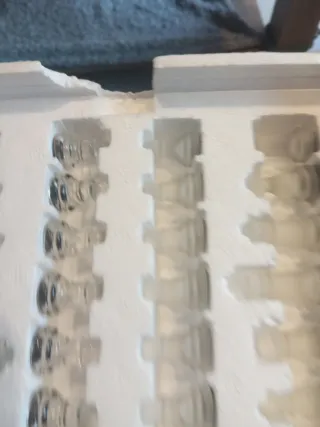 Ajedrez de cristal pequeño