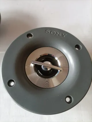 Tweeters Sony Grises y Plateados