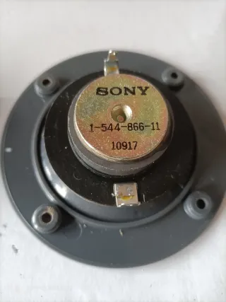 Tweeters Sony Grises y Plateados