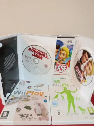 Lote 4 Juegos Nintendo Wii: Wii Play, Wii Fit Plus