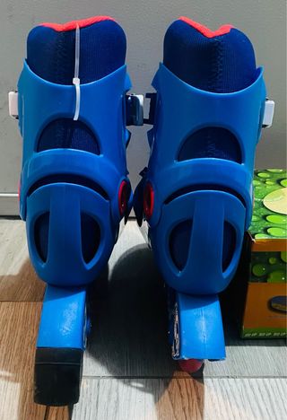 Roller bambino PLAY3 blu-rosso taglia 30-32