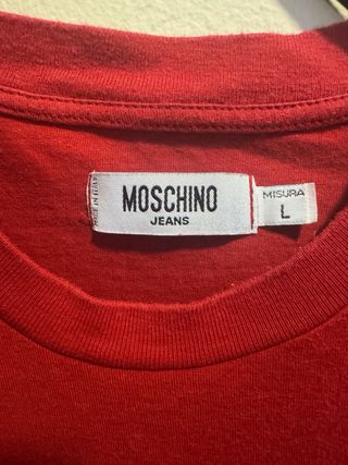 Lote 2 Camisetas Moschino Jeans Talla L