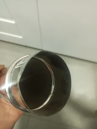 Tubo  80 mm acero inoxidable