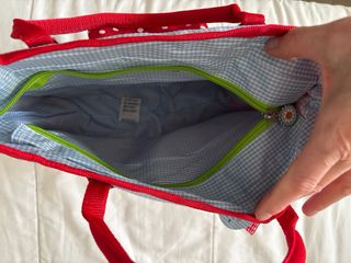 Bolso niña con lunares y rana