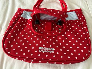 Bolso niña con lunares y rana